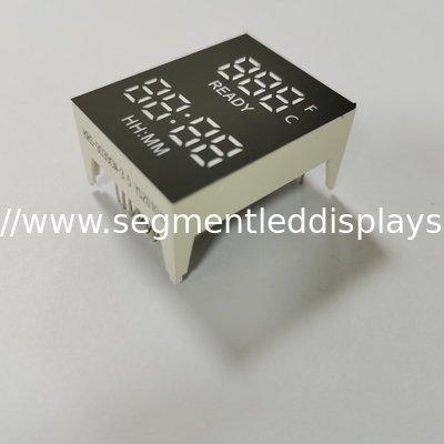 Weiße Farbe angepasste 7-Segment LED-Display für Küchengerät Ofen OEM ODM-Service