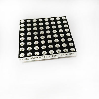 2,3 gelbe Farbe des Zoll-7.62mm 8x8 LED Dot Matrix Display Red Green