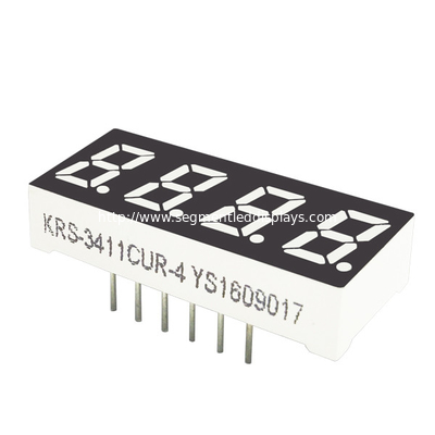 Fertigte 4 Stellen besonders an, 7, die Segment LED allgemeine Anode 0.8inch anzeigt